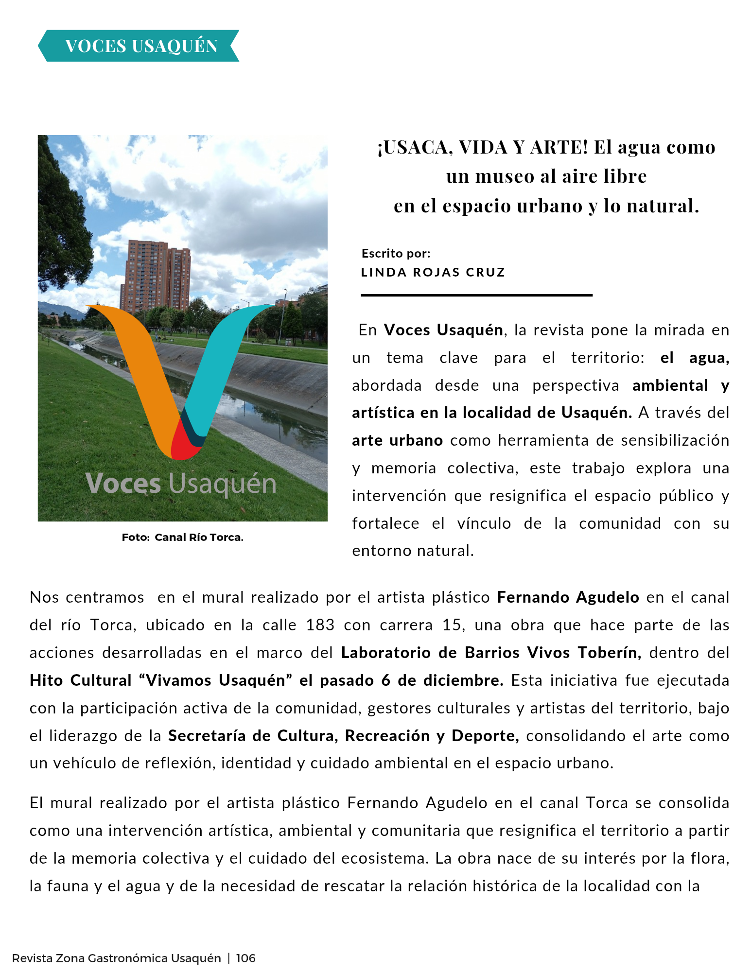 Reconocimiento Fundación Norte Cultural de Usaquén — 2025