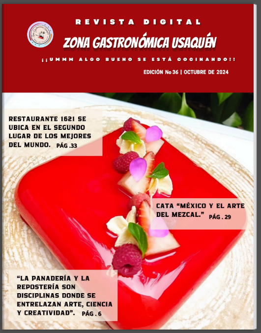 Portada de Edición N.° 36 de Revista Zona Gastronómica Usaquén