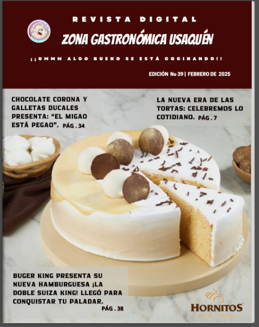 Portada de Edición N.° 39 de Revista Zona Gastronómica Usaquén