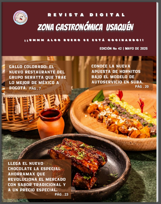 Portada de Edición N.° 42 de Revista Zona Gastronómica Usaquén