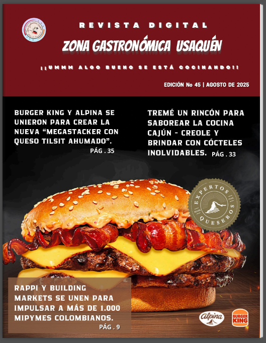 Portada de Edición N.° 45 de Revista Zona Gastronómica Usaquén