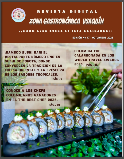 Portada de Edición N.° 47 de Revista Zona Gastronómica Usaquén